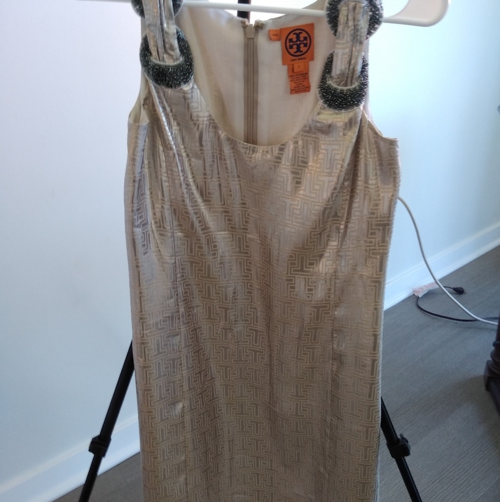 Tory Burch Silver metallic dress